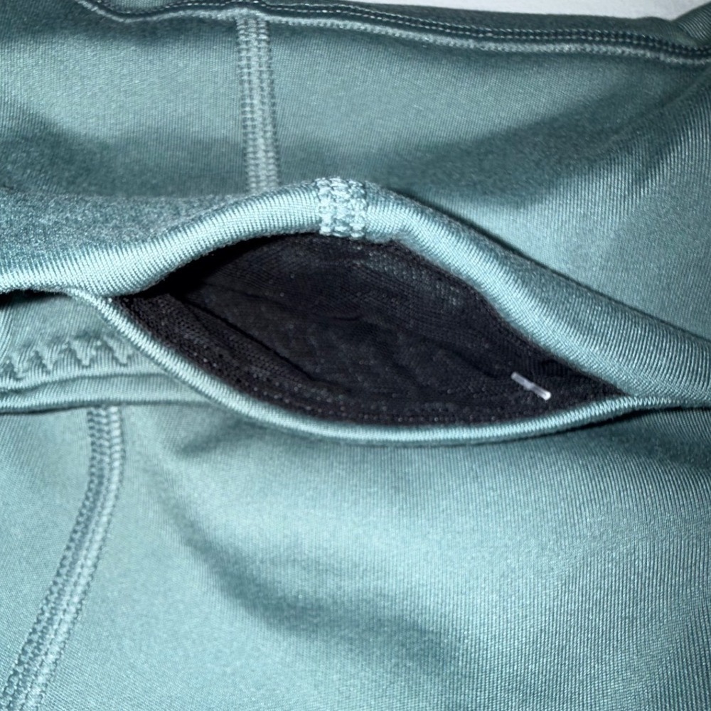 Victoria's Secret High Waisted Pocket Leggings Women 6 Teal Blue Stretch - Picture 4 of 9